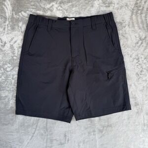 Weatherproof Vintage Men's Tech Short Regular Fit UPF 50+ Stretch BLACK 32